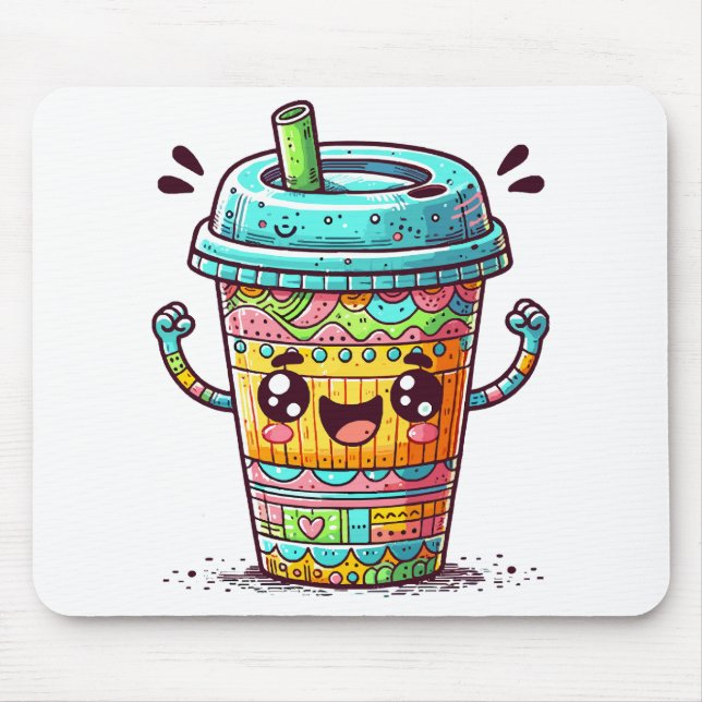 Kawai Kaffee Mousepad (Vorne)