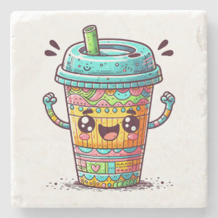 Kawai Kaffee Steinuntersetzer