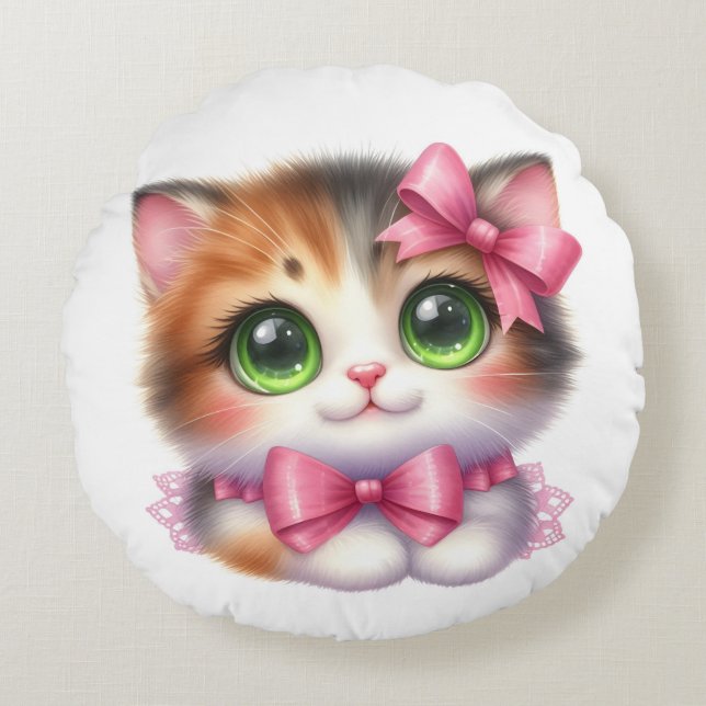 Kawai Rundes Kissen (Vorderseite)