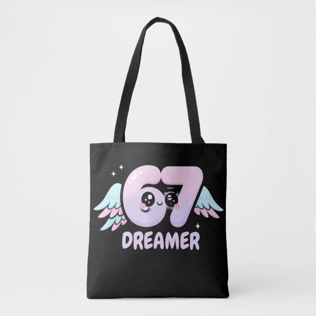 Kawaii "67 Dreamer" – Cute Pastel Angel Number  (Vorderseite)