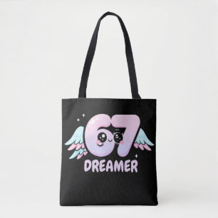 Kawaii "67 Dreamer" – Süße Pastell-Engelszahl