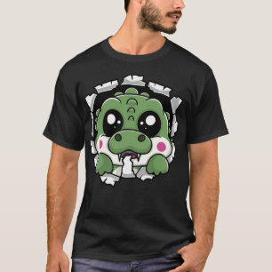 Kawaii Alligator durchkauen T-Shirt