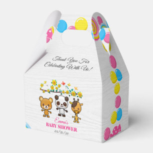 Kawaii Animals Baby Shower Geschenkschachtel
