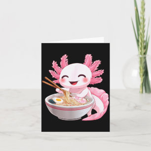 Kawaii Anime Axolotl Ramen  Karte