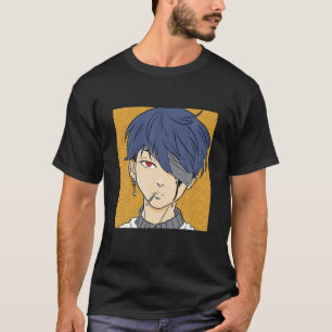 Kawaii Anime Boy Lofi Ästhetische Retro 90S Japani T-Shirt