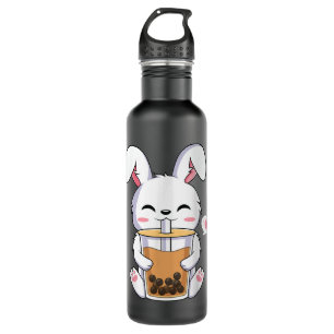 Kawaii Anime Bunny Drink Boba Bubble Tea Rabbit Edelstahlflasche