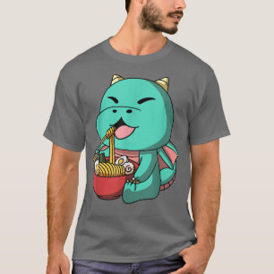 Kawaii Anime Dragon Asian Noodles Japanisch Ramen T-Shirt