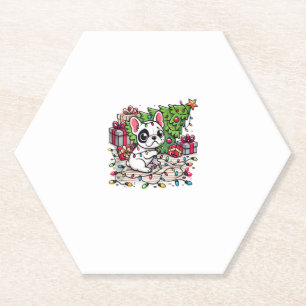 Kawaii Anime Frenchie Christmas Funny Dog Untersetzer