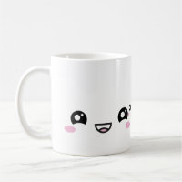 Kawaii Anime-Gesichter Tasse – Süße und ausdruckss