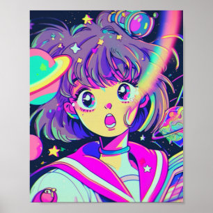 Kawaii Anime Girl Poster