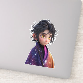 Kawaii Anime Girl Sticker | Niedliche Galaxie