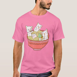 Kawaii Anime Katze Japanische Ramen Nudeln - Kätzc T-Shirt