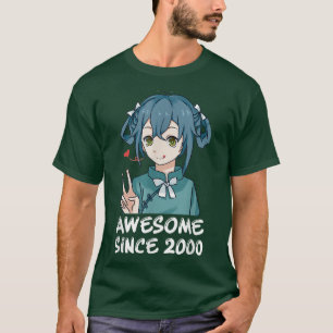 Kawaii Anime Merch 22. Geburtstag Girl Geschenke 2 T-Shirt