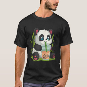 Kawaii Anime Panda Otaku Japanischer Bubble Boba T T-Shirt