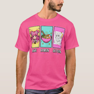 Kawaii Anime Ramen Noodles Sketching Zeichne Japan T-Shirt