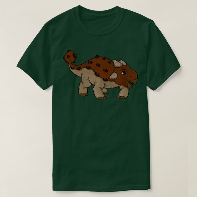Kawaii Ankylosaurus T-Shirt (Design vorne)