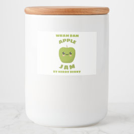 Kawaii Apple Jam Lebensmitteletikett
