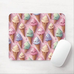 Kawaii Art Ice Mousepad
