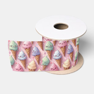 Kawaii Art Ice Satinband