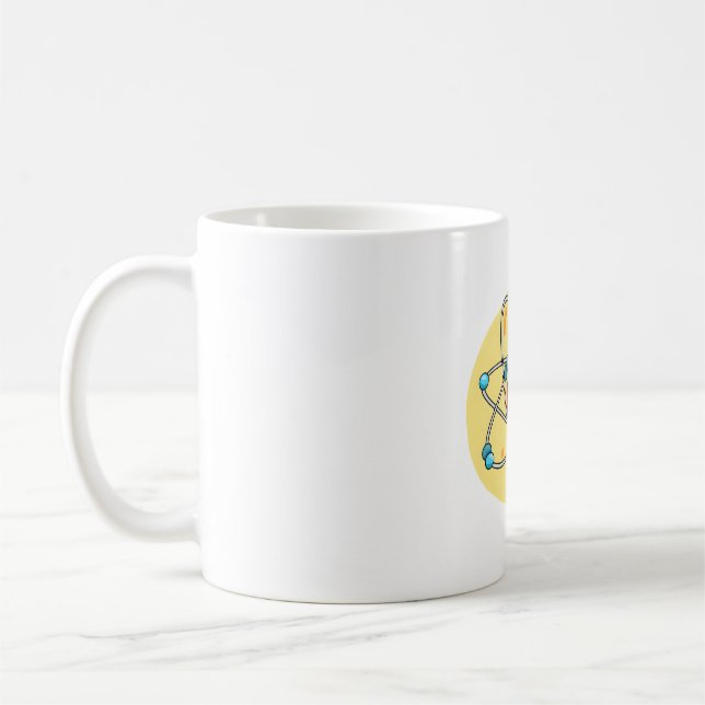 Kawaii Atom Kaffeetasse (Links)