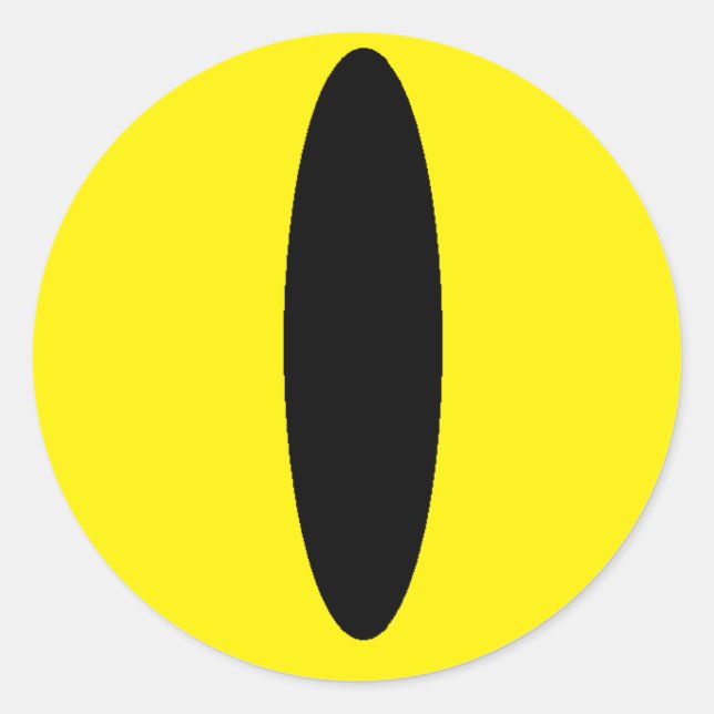 Kawaii-Augenkleber Runder Aufkleber (Vorderseite)