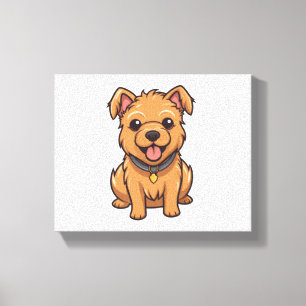 Kawaii Australian Terrier Puppy Leinwanddruck