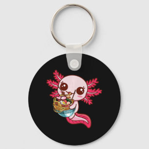 Kawaii Axolotl Eat Ramen Japanisch Anime Noodles K Schlüsselanhänger