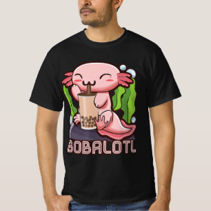 Kawaii Axolotl Niedlich Boba T-Shirt Bubble Tee An