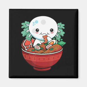Kawaii Axolotl Ramen Japanisch Anime Lover Teen Gi Magnet