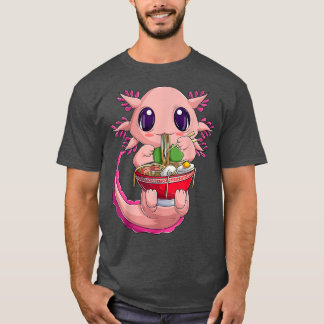 Kawaii Axolotl Ramen Noodles Japanese Anime Gift G T-Shirt