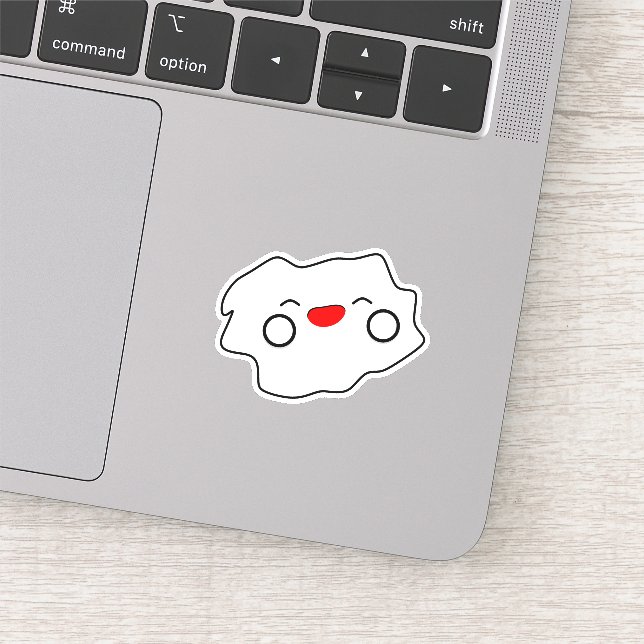 Kawaii Baby Cloud Vinyl Sticker (Ausschnitt)