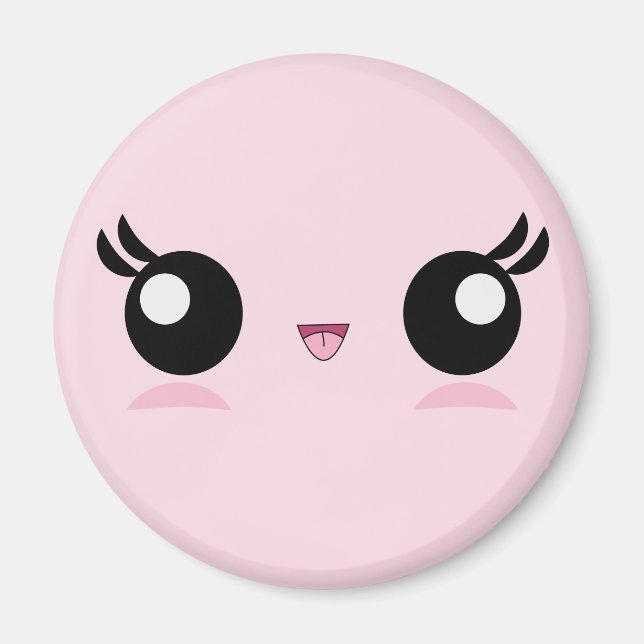 Kawaii Baby Face Magnet (Vorne)