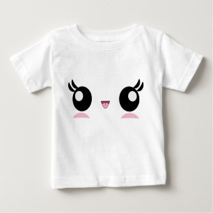 Kawaii Baby-Gesichts-Säuglings-T - Shirt