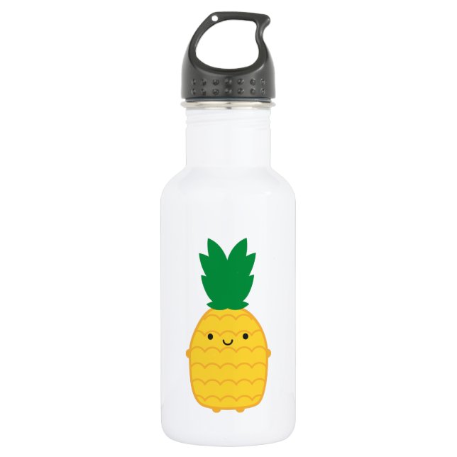 Kawaii Baby Pineaple Edelstahlflasche (Vorderseite)