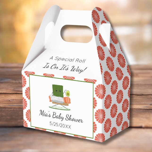 Kawaii Babydusche: Sushi und Salmon Roll Thema Geschenkschachtel (Von Creator hochgeladen)