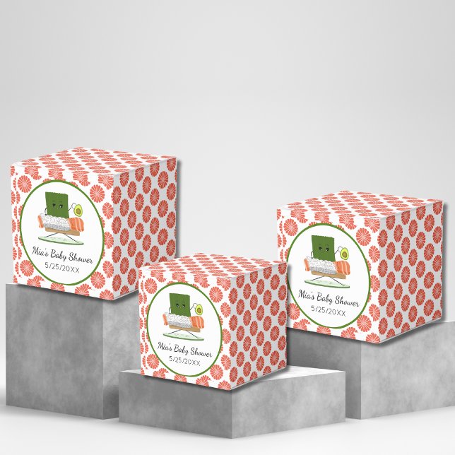 Kawaii Babydusche: Sushi und Salmon Roll Thema Geschenkschachtel (Von Creator hochgeladen)