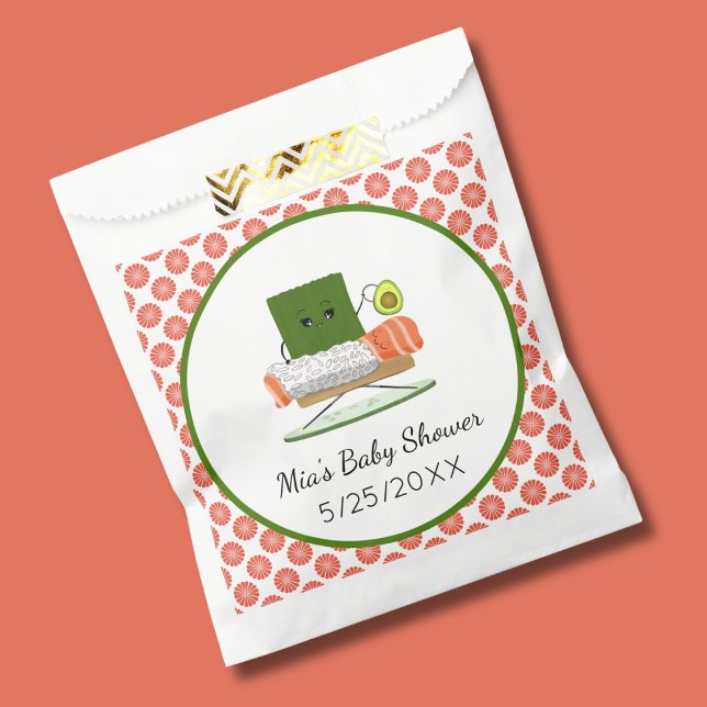 Kawaii Babydusche: Sushi und Salmon Roll Thema Geschenktütchen (Von Creator hochgeladen)