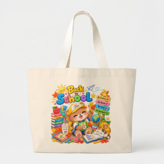 Kawaii-Bär-Rucksack für die Schule Jumbo Stoffbeutel