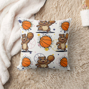 Kawaii Basketball Gopher Druck  Kissen