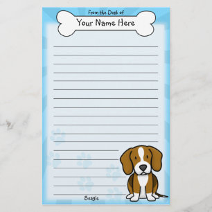 Kawaii Beagle-Briefpapier Briefpapier