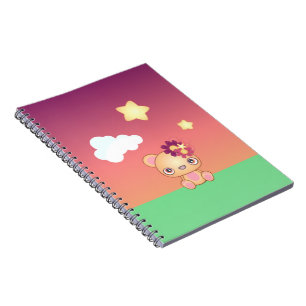 Kawaii Bear Notizblock