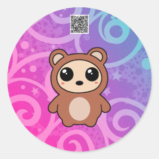 Kawaii Bear - Süße Tier Sticker