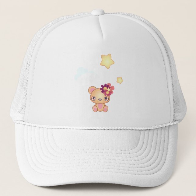 Kawaii Bear Truckerkappe (Vorderseite)