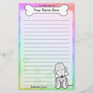 Kawaii Bedlington Terrier Stationierung Briefpapier