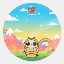 Kawaii Bee - Niedlich & Whimsical Sticker