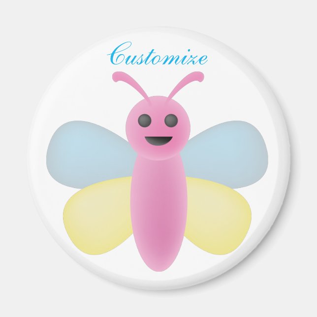 Kawaii Bee Thunder_Cove mit mehreren Farben Magnet (Vorne)