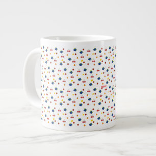 Kawaii-Beeren- und Kirschen-Muster-Süßigkeiten-Gla Jumbo-Tasse