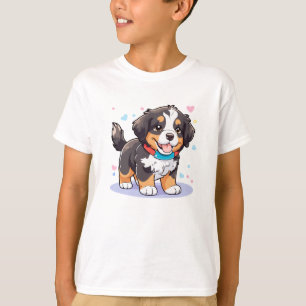 Kawaii Bernese Puppy, Niedlich Berner Pup T-Shirt