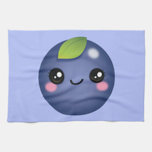 Kawaii Blueberry Kitchtuch Geschirrtuch
