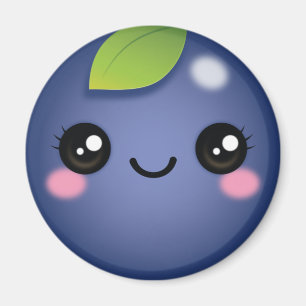 Kawaii Blueberry Magnet